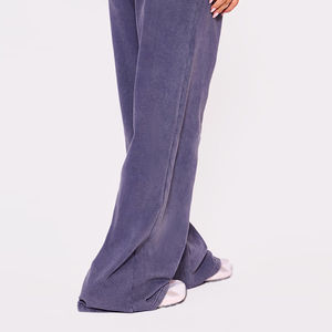 Joggers délavés à l'acide pour femmes, 100 % coton biologique, marque privée, et joggers délavés à l'acide pour hommes, en promotion - Product Image 5