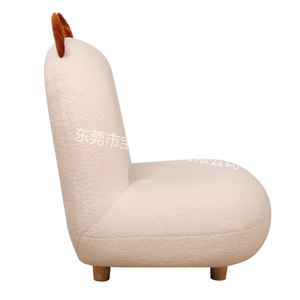 Nuevo Taburete Infantil con Diseño de Animal de Dibujos Animados, Color Leche, Silla de Lectura Cómoda para Niños de 3 Años en Adelante - Product Image 5