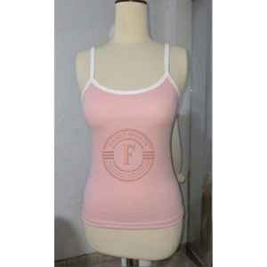 Top de Tirantes Finos con Logotipo Personalizado, Top Básico de Alta Elasticidad para Mujer - Product Image 1