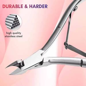 Coupe-ongles professionnel en acier inoxydable 12,5 mm à lame plate et pointe affûtée pour usage adulte - Product Image 2
