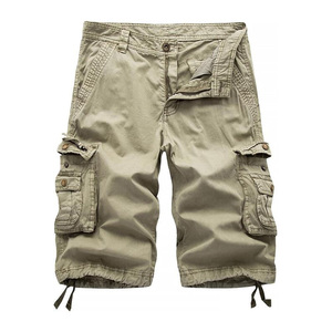 Custom Cargo Shorts Men Cotton Polyester Multi Pocket Shorts Casual Summer Outdoor Shorts OEM Manufacturer - Product Image 1