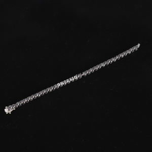 Elegante Pulsera de Tenis de Plata de Ley 925 con Diamantes de Moissanita, Joyería de Lujo con Brillo Brillante para Fiestas y Regalos - Product Image 6