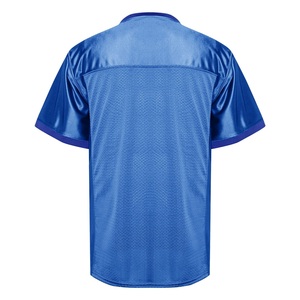 Maillot de football domicile pour homme, le plus vendu, en satin épais avec empiècements en maille assortis, panneaux de ventilation, séchage rapide pour tournoi - Product Image 3