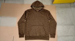 Sudadera con Capucha Verde de Manga Larga, Color Sólido, Algodón, Corte Regular, Unisex para Adultos, Todas las Temporadas, Prenda Informal - Product Image 4