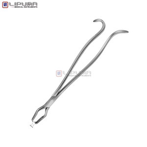Pinzas para Sujetar Huesos LANE de 330 mm (13 1/8 pulgadas) con Mandíbula de 9 mm, Quirúrgicas, Ortopédicas, para Manipulación Segura de Huesos, Manuales, de Acero Inoxidable - Product Image 3