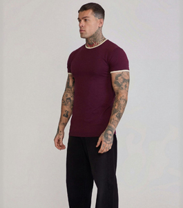 Camiseta de Manga Corta para Hombre, Personalizada, al por Mayor, de Alta Calidad, Transpirable, Holgada, con Cuello Redondo, para Verano - Product Image 4