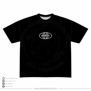T-shirt oversize streetwear pour homme avec logo imprimé personnalisé, en coton, manches courtes, décontracté, noir, pour l'été - Product Image 3