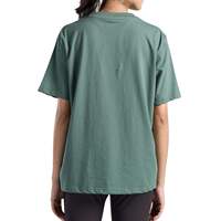 Kaos Wanita Oversize Longgar Lengan Pendek Kerah Bulat Atasan Kasual Gym Fitness Workout Lari Nyaman Activewear Tee