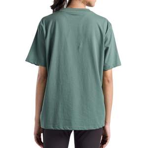 เสื้อยืดโอเวอร์ไซส์ผู้หญิง ทรงหลวม แขนสั้น คอกลม เสื้อลำลองสำหรับออกกำลังกาย ฟิตเนส วิ่ง ใส่สบาย เสื้อผ้ากีฬา - Product Image 2