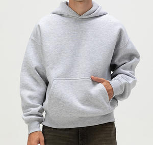 Sudadera con Capucha Unisex de Felpa Gruesa 100% Algodón, Estampado Digital Ecológico, Oversize con Hombros Caídos y Bolsillos, Ideal para Invierno - Product Image 1