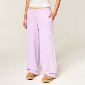 Pantalones de Mujer a la Moda, Corte Acampanado, Cómodos, Transpirables, Tela Suave, Cierre Elástico en la Cintura, Pantalones de Mujer Más Vendidos - Product Image 1
