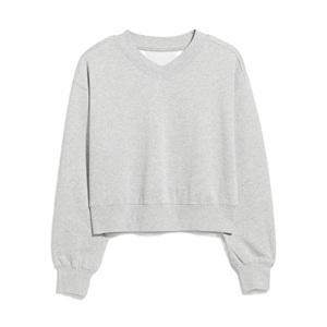 Sudadera corta de forro polar cálida para mujer, holgada y cómoda, para clima frío, atuendos casuales y sudadera corta cómoda - Product Image 5