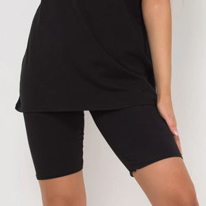 Nueva Colección: Conjunto de Camiseta Oversize y Shorts para Mujer, Estilo Veraniego, Ajuste Delgado, Largo hasta la Rodilla, Efecto Lavado, Precio Mayorista, MOQ Bajo - Product Image 6