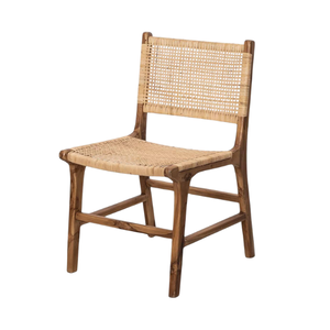 Sillas de jardín de ratán de buena calidad, sillas de ratán sin brazos, sillas de jardín con estructura de madera de teca de Rachel Natalie - Product Image 1