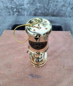 Miner's <b>Lamp</b> Safety Coal Mine <b>Oil</b> <b>Lamp</b> | Antique Ship Lantern Maritime Christmas Gift | Fully Functional Antique Brass Vintage - Product Image 4