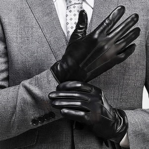 Gants de moto unisexes, respirants, noirs, de qualité supérieure, pour la conduite, la motocross, toutes saisons, pour tenue professionnelle formelle - Product Image 1