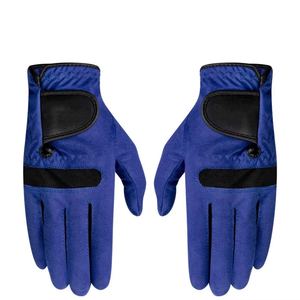 Gants de golf pour homme de haute qualité, nouvelle version en cuir Cabretta premium, or/jaune, entièrement en cuir, gants de golf sportifs premium - Product Image 2
