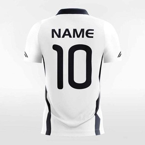 Camisetas de fútbol de poliéster personalizables de alta calidad con impresión por sublimación de logotipo, cantidad mínima de pedido baja. - Product Image 5