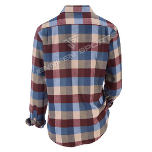 Chemise en flanelle 100 % coton unie haut de gamme pour homme, style moto et motard, teinte en pièce, épaisse, 340 g, coupe oversize, du S au 4XL - Product Image 2