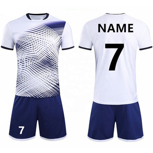 Top Quality OEM Service Adult Custom Men's Soccer Jersey Set Breathable Polyester Printed <b>Mesh</b> <b>Short</b> Sleeve Football T-shirt - Product Image 1
