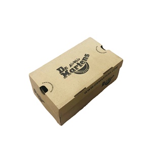 Caja de Cartón de Materiales Reciclados de Diseño Personalizado para Empaque de Zapatos, Autoarmable, Bajo MOQ, Material de Tres Capas, OEM ODM - Product Image 1