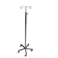 Support de perfusion réglable pour lit d'hôpital, finition thermolaquée, fiable, usage médical, vente en gros