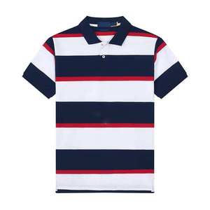 เสื้อโปโลผ้าฝ้ายดีไซน์ใหม่คุณภาพพรีเมียมสำหรับผู้ชาย ทรงเข้ารูป ระบายอากาศได้ดี รับสกรีนโลโก้ มีไซส์พลัสไซส์ - Product Image 6