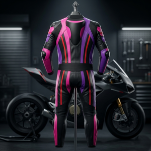 Combinaison de moto en cuir de haute qualité pour l'hiver, protection CE, imperméable, respirante, équipement professionnel personnalisé OEM ODM - Product Image 3
