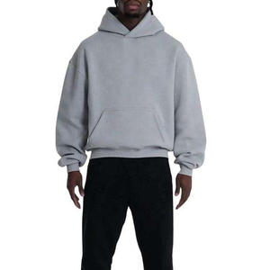 Sweat à capuche pour homme en coton mélangé, coupe décontractée, vêtements d'hiver décontractés, sweat à capuche en molleton, tenue quotidienne confortable, SHIFT SPORTS, respectueux de l'environnement - Product Image 4