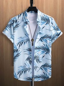 Men's Casual Beech Wear Summer Shirt 300 Grams Breathable Quick Dry Eco-Friendly Short Sleeve Floral Print Design 100% Polyester - Product Image 2