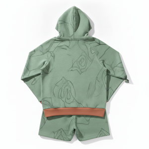 Sudaderas Premium de Felpa Francesa de Alto Gramaje con Lavado Vintage Desgastado, Mangas en Contraste, Estilo Urbano, Fabricación OEM - Product Image 3