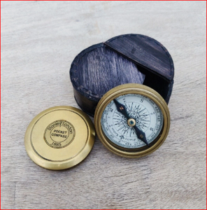 Maritime Marine Brass <b>Compass</b> Nautical Antique <b>Vintage</b> Pocket Gift <b>Vintage</b> - Product Image 3