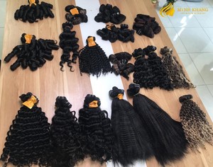 Puntas de queratina de Color claro Cabello crudo alineado con cutícula Envío mundial MOQ 300 gramos Vietnam Brasil Fuente Extensiones de cabello humano - Product Image 3