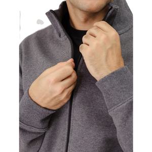 OEM Ensemble de survêtement en polaire à capuche pour hommes, couleurs unies, sweat-shirt à fermeture éclair en polaire, bas de haut, jogging, jogging, ensemble deux pièces, survêtement - Product Image 6