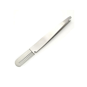 Pince à épiler professionnelle en acier inoxydable à pointe inclinée pour maquillage et autres soins corporels en promotion - Product Image 2