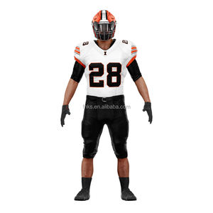 Maillot de football américain personnalisé, nouvelle saison, rouge et blanc, ensemble de football de club, manches courtes, 100% viscose/coton respirant, uniforme d'équipe - Product Image 6