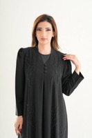 Ensemble Abaya de Luxe Hiver 2026 – Jacquard Premium Brodé à la Main – Nouveau Design Traditionnel pour Femme