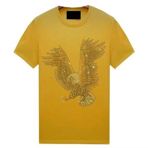 Camiseta de Manga Corta para Hombre, Cuello Redondo, Color Negro, Corte Regular, Tejido Jersey, Color Sólido, Diseño Liso - Product Image 3