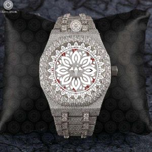 Reloj de lujo Charm Jewells para hombre, de acero inoxidable, caja de 40 mm, cristal, movimiento mecánico analógico, fecha automática, botón pulsador, cierre oculto - Product Image 1