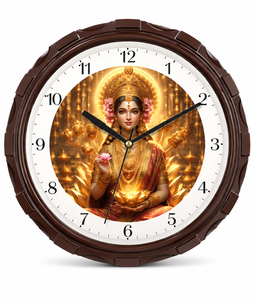 Religious Wall <b>Clock</b> Round Analog Timepiece Decorative Hanging <b>Clock</b> for Home Gift Shop Display - Product Image 3