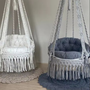 Silla Colgante de Macramé Personalizada, Hängesessel, Silla Columpio, Silla Columpio de Macramé - Product Image 1