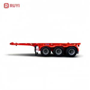 RUYI Chassis Semi Trailer Rangka Kontainer Tri Axle Baru dan Bekas 20ft 40ft 45ft untuk Afrika - Product Image 2