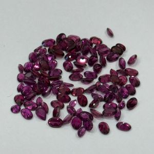 Excellent Finish Natural Rhodolite <b>Garnet</b> Oval Cut 6x4mm Calibrated Pink <b>Garnet</b> Gemstones Madagascar Wholesale Quality Gem - Product Image 1
