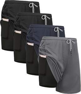 Pantalones Cortos Deportivos de Alta Calidad para Hombre con Múltiples Bolsillos, Secado Rápido, Materiales Ligeros - Product Image 1