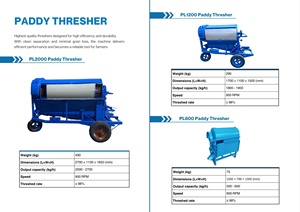 PHU LONG GLOBAL - Trilladora de Arroz de Acero de Alta Resistencia, Capacidad de 1200 kg/h, Motor Diésel, Venta Directa de Fábrica, Hecho en Vietnam - Product Image 4