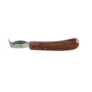 Stainless Steel Farrier Hoof Knife Set Double <b>Edge</b> Right Left Hand <b>Wooden</b> Handle With Sharpener Horse Goat Hoof <b>Trimming</b> Tool - Product Image 2