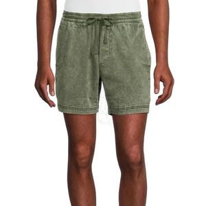 Pantalones Cortos Deportivos de Alta Calidad para Hombre con Logotipo Personalizado, Pantalones Cortos Casuales de Algodón Suave con Cordón y Bolsillos, Verano 275gsm - Product Image 1