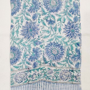 New Arrival Indian Block Printed Cotton Handmade Summer <b>Sarong</b> Pink Floral Wholesale High Cover Ups Beach - Product Image 3