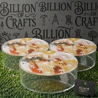 Luxe transparante acryl doos voor dadels, noten, gedroogd fruit, snoep, desserts, chocolade, Ramadan cadeau, Eid Mubarak cadeauverpakking
