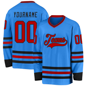 Maillot de hockey sur glace professionnel, logo d'équipe personnalisé brodé - Product Image 6